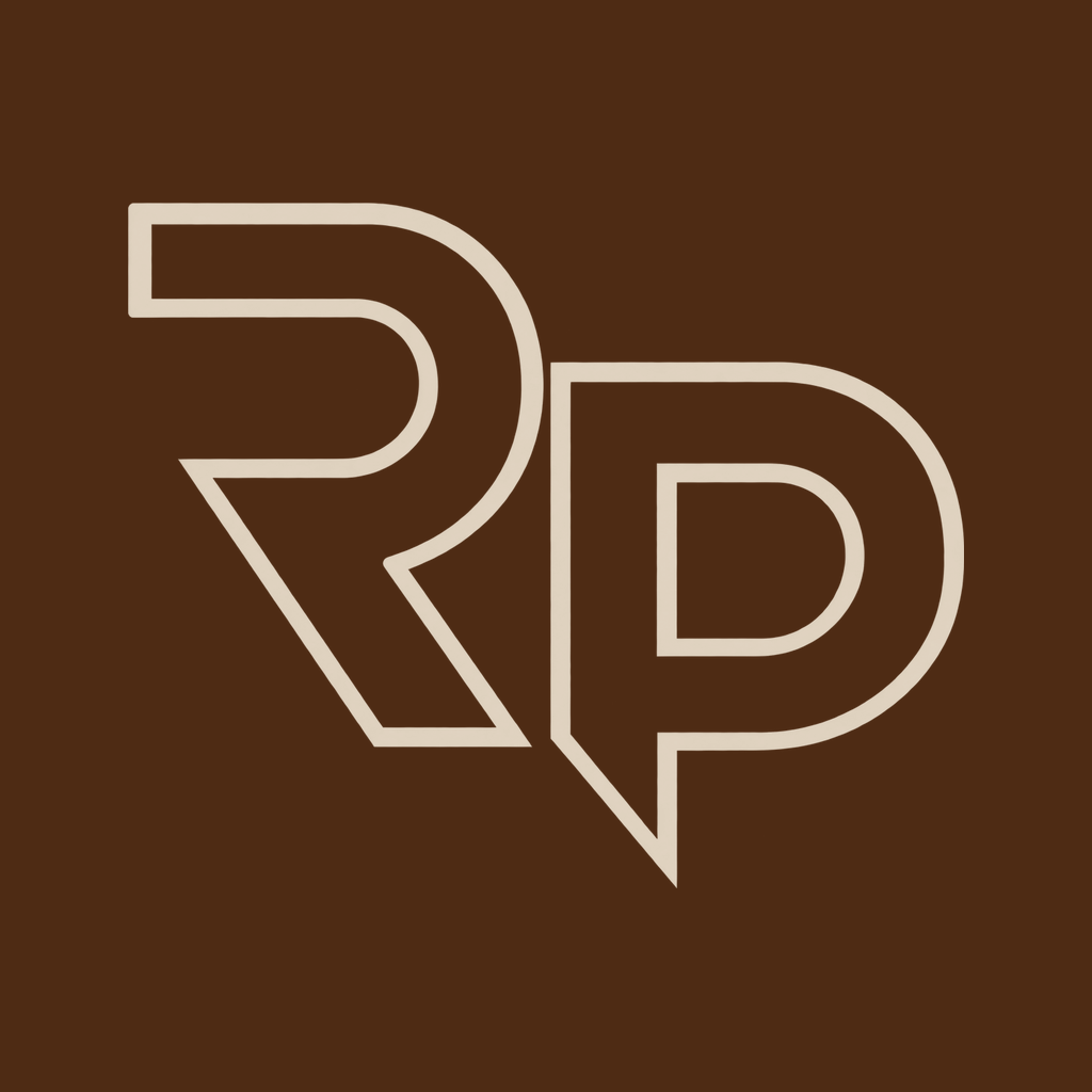 Logo RP de Raphael Parreira, especialista em consórcios